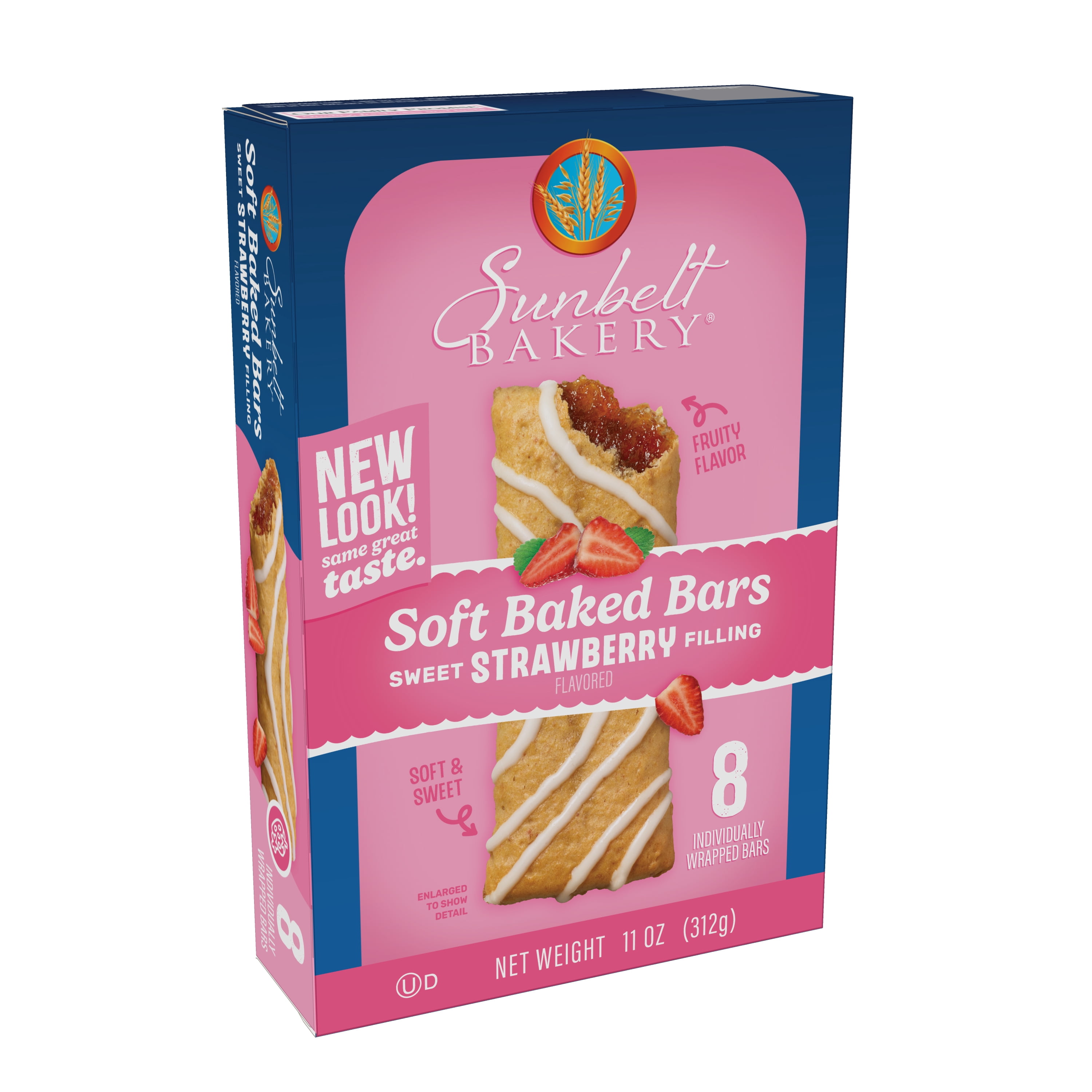(4 pack) Sunbelt Bakery Strawberry Fruit & Grain Bars - 8ct