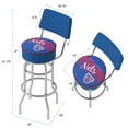thumbnail image 2 of Trademark Gameroom New Jersey Nets Hardwood Classics Bar Stool with Back Rest, 2 of 5