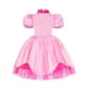 thumbnail image 5 of Vestido de princesa melocotón para niña, disfraz de Halloween, ropa de actuación de escenario para niños, trajes de fiesta de Carnaval de cumpleaños, 5 of 5