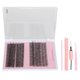 thumbnail image 2 of 240pcs DIY Lash Extension Kit 10‑16mm D Curl Lash Clusters Kit with Lash Bond and Lash Tweezers for Beginner Pink, 2 of 5