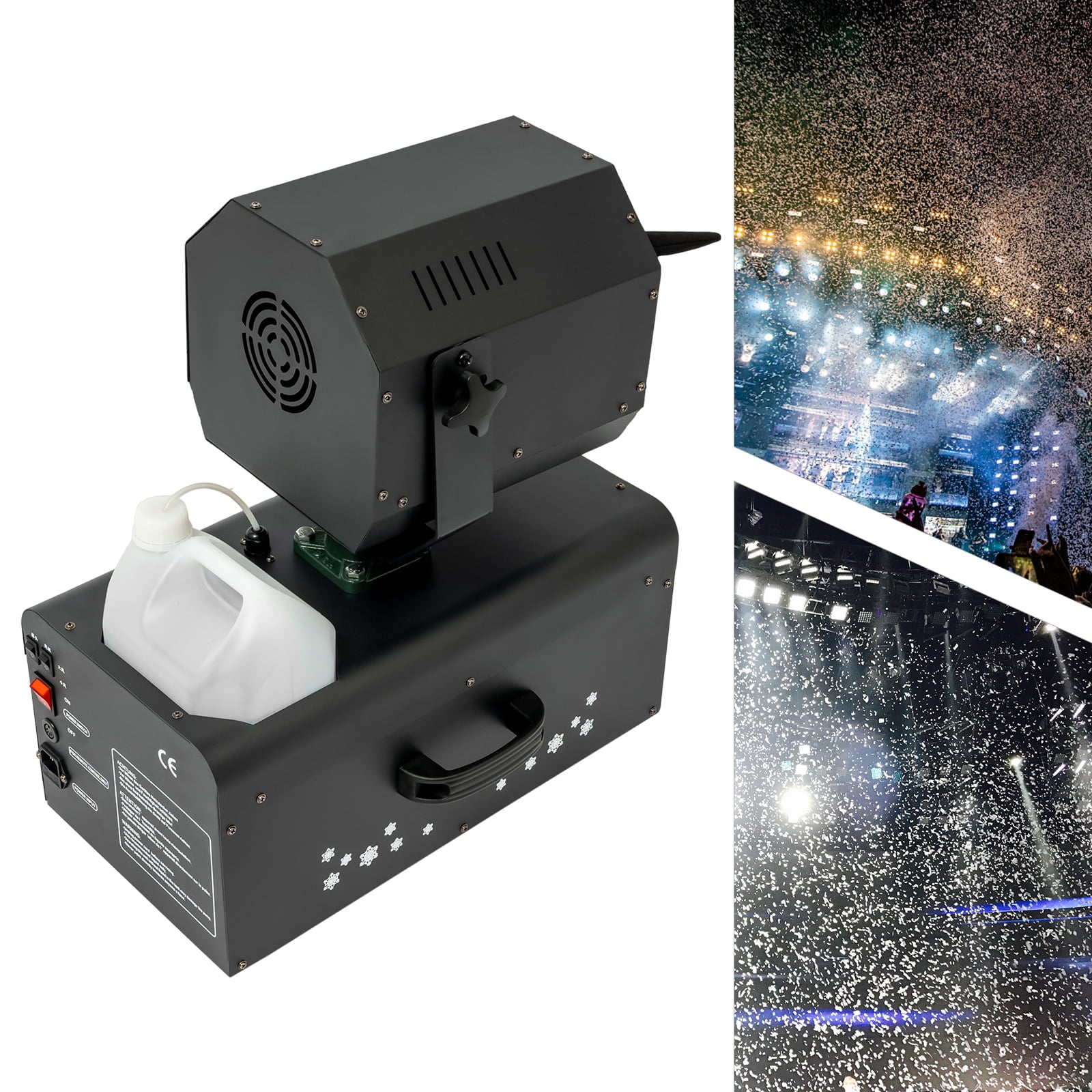 Snowflake Machine 2000W Snow Effect Machine Spraying Range Fake Snow Making Machine for Parties, Stage Decorations, Weddings, Marriage Proposals