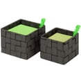 thumbnail image 1 of Woven Desk Organizers 2/Pkg-Salt & Pepper, 1 of 1