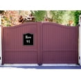 thumbnail image 2 of Row 91 Aisle BLACK Aluminum Composite Sign, 8.5"x10", 2 of 10