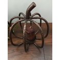 Amish Made Wrought Iron 3D Pumpkin 6" for Votive T Lite candle USA Made