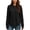 Black-sweatshirt, variant on Aezemi Womens Jacquard Hoodie Sweatshirts Pullover Loose Fit Split Hem Fashion Comfy Sweatshirts Winter Fall Baggy Comfy Daily Casual Outerwear M