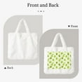 thumbnail image 2 of Salouo Avocado With Leaf And Flower for Plush Underarm Bag,Soft Tote Bag Ladies Fluffy Shoulder Bag Women Furry Tote Bag Plush Handbag for Autumn and Winter, 2 of 7