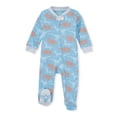thumbnail image 1 of Burt's Bees Baby Pijama de Dormir y Jugar, 100% algodón orgánico, Mameluco de una Sola Pieza con Cierre Frontal, Ptreo-bly Lindo, Recién Nacido, 1 of 6