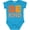 Turquoise, variant on Inktastic Be Kind Logo In Orange Boys or Girls Baby Bodysuit