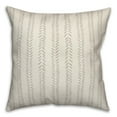 thumbnail image 2 of Creative Products White Petal Lines 18x18 Indoor / Outdoor Pillow, 2 of 3