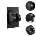 thumbnail image 3 of Tineasur Black Adjustable Shower Holder for Bathroom - Multipurpose Wall Mount Bracket for Handheld Showerheads, 3 of 6