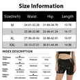thumbnail image 3 of Women's High Waisted Metallic Biker Shorts Stretch Shiny Party Club Pants, 3 of 6