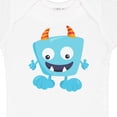 thumbnail image 4 of Inktastic Cute Monster, Blue Monster, Funny Monster, Horns Boys or Girls Baby Bodysuit, 4 of 5