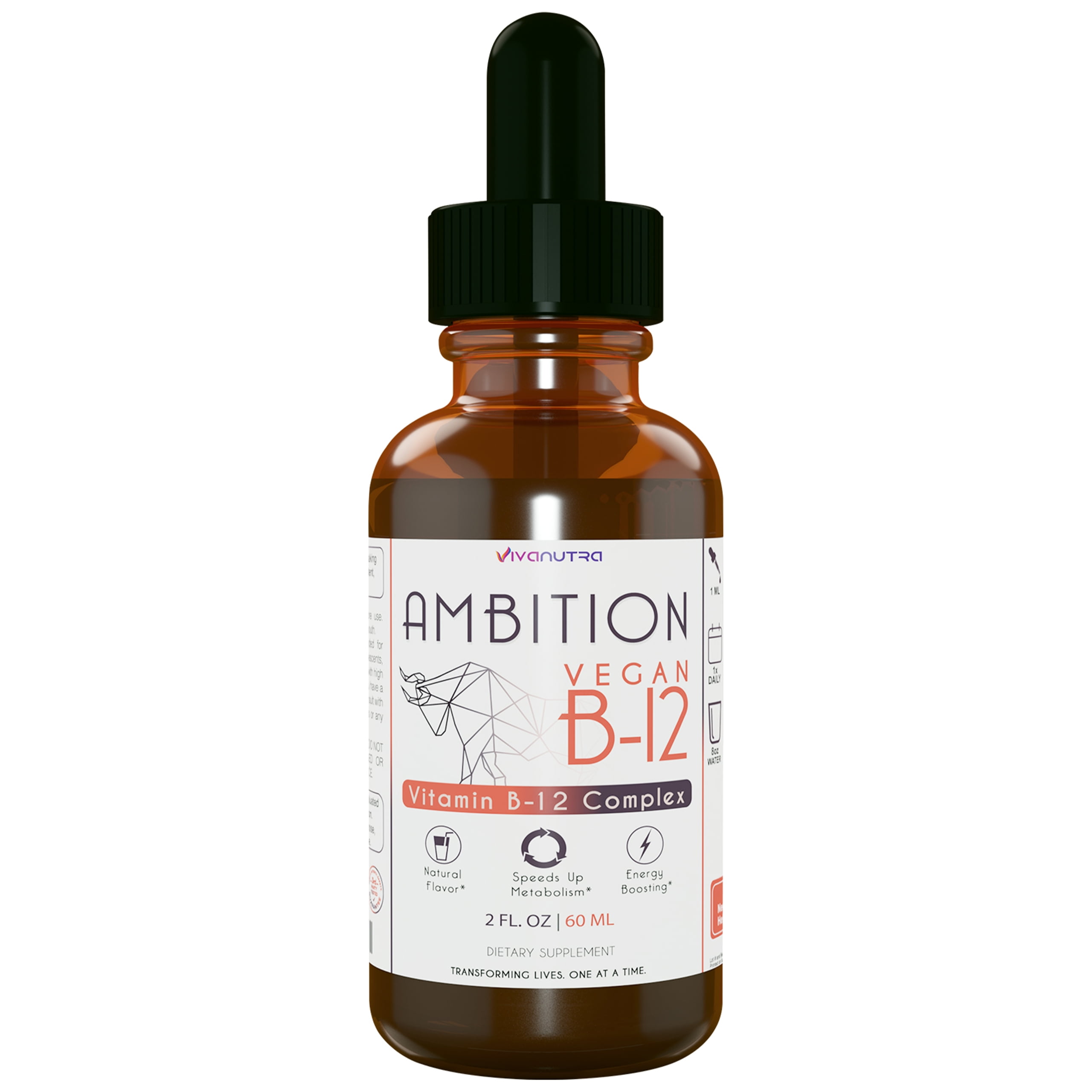 Buy Vegan B12 Sublingual Drops Liquid B Complex Vitamin B12