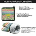 thumbnail image 7 of Pioneer Flower Kitchen Oven Mitt and Pot Holder Sets 4 Pcs for Baking, Cooking and Grilling, Heat Resistant Up To 392 °F, 7 of 7