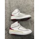 thumbnail image 4 of Ni - ke Ni - ke Air Jordan 2 Retro Chicago Home Men 13 White Red Grey Black OG 385475-102, 4 of 5