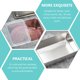 thumbnail image 3 of unbranded Caja Rectangular Para Refrigerador En Acero Inoxidable Con Hermético Plata, 3 of 8