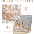 thumbnail image 4 of HAHDAXIA Boho Washable Runner - 2x5 Rug Runner Non-Slip Lightweight Laundry Room Rug Throw Non-Shedding Long Bathroom Rug Runner, Oriental Accent Print Indoor Carpet Runners for Kitchen Hallw, 4 of 7