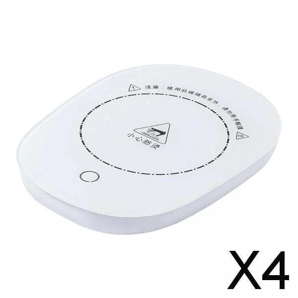 4x Taza Más Caliente Soledad USB Montaña de Té Eléctrica 55 Grados 4 Piezas
