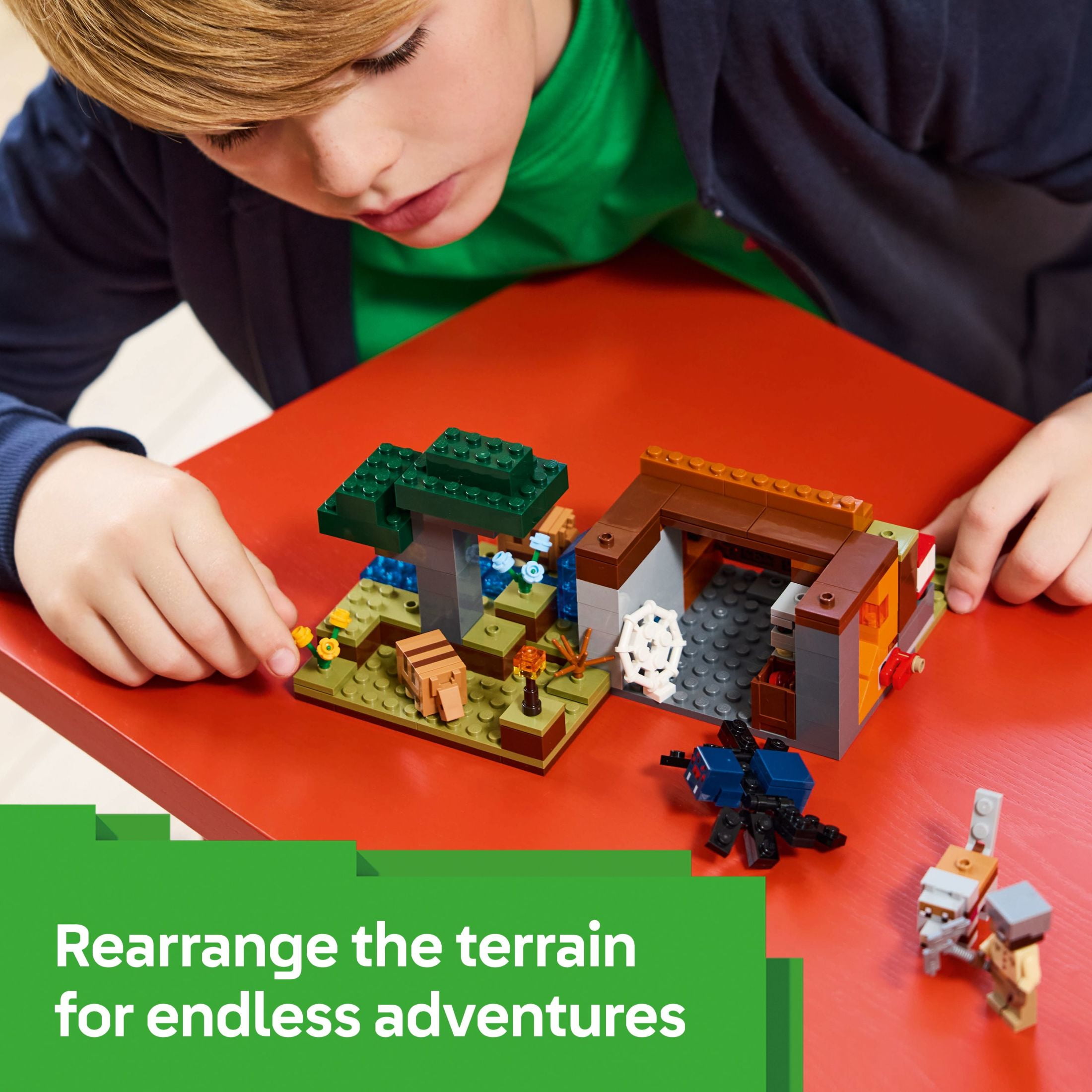 LEGO Minecraft The Armadillo Mine Expedition Toy Figures and Playset  Building Minecraft Toy for Kid(图5)