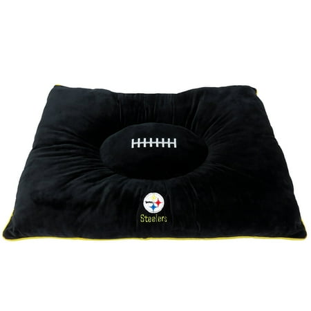 UPC: 0849790058583 | Pets First NFL Pittsburgh Steelers Pillow Bed Mattress – Premium Quality Soft & Cozy Plush! 20+ Teams! for PETS