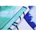 thumbnail image 6 of CHAPS Beach Towels Oversized Extra Large Cotton Velour Plush Premium Thick Soft Absorbent Skin Friendly - Tascot Turquoise - Size 35" x 66", 6 of 7
