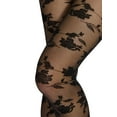 thumbnail image 3 of Madden NYC Women’s Mesh Sheer Floral Tight, 2-Pack, Sizes S-XL, 3 of 5