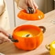 thumbnail image 1 of Utensilios de cocina, accesorios de cocina, vajilla de cerámica con forma de calabaza de 800 ml, ideal para Halloween, avena, leche o desayuno. Regalo perfecto para estas fiestas. Tazón de cerámica co, 1 of 8
