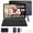 Dark BLACK, variant on POCKAM P13 Pro Tablet, 13.4 inch Tablet, 48GB RAM 256GB ROM, Android 16 Tablet with Gemini AI, 120Hz, 12000mAh, 16MP+8MP, 7.7mm Body, 5G WiFi, 4G LTE, Tablet with Keyboard, Pen, Headphone - Gray