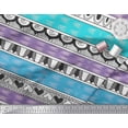 thumbnail image 3 of Soimoi Purple Cotton Duck Fabric Heart Stripe Printed Craft Fabric by the Yard 44 Inch Wide, 3 of 3