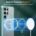 thumbnail image 3 of Magnetic for Samsung Galaxy S24 Ultra Case [Compatible With Magnetic] With Stand, Drop Protection] Shockproof Translucent Back Slim Protective Phone Case, 3 of 7