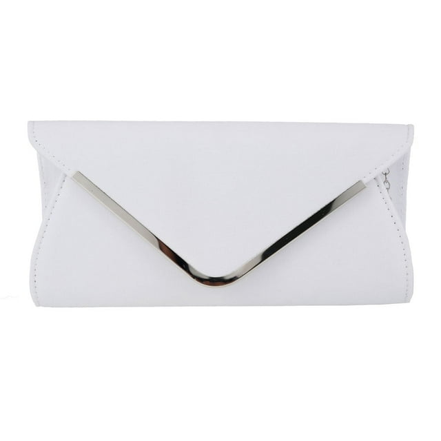 MesaSe Ladies Suede Evening Hand Clutch Bag Wedding Party Prom Handbag Envelope Shoulder Bag Chain Bag Purse