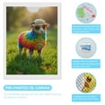 thumbnail image 3 of Diamond Art Kits for Adults, Rainbow Sheep With Sunglasses 5D Diamond Painting Kits for Adults Beginners, DIY Full Drill Diamond Painting, Gem Art and Crafts 12x16, 3 of 7