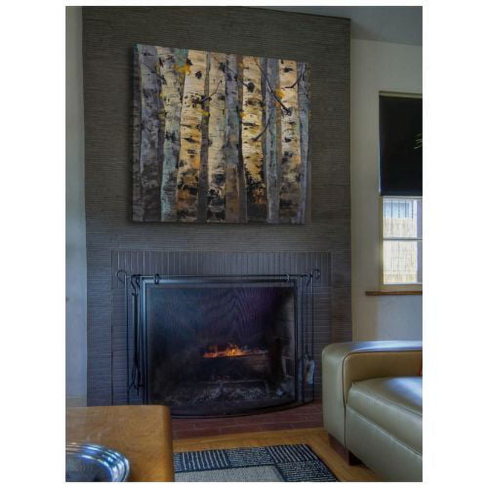"Gold Infusion II" Painting Print on Wrapped Canvas
