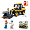 Lightahead Construction & Forklift truck with Mini Figures Toy Building Bricks Blocks Set Educational DIY Kit For Kids ( 212 PCS)