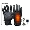 thumbnail image 3 of USB-Powered Heated Gloves (Plug-in Only) Non- Touch Screen Electric Hand Warmers with 1 Non-Adjustable Temperature, Windproof Waterproof Thermal Winter Gloves for Fishing, Hiking & Outdoor Work, 3 of 8