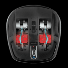 HoMedics - Shiatsu Air Max Foot Massager with Heat - Black