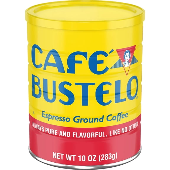 Cafe Bustelo, Espresso Style Dark Roast Ground Coffee, 10 oz Can