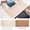Apricot, variant on Large Desk Pad, Vintage PU Leather & Cork Dual-Sided Desk Mat, Waterproof Blotter
