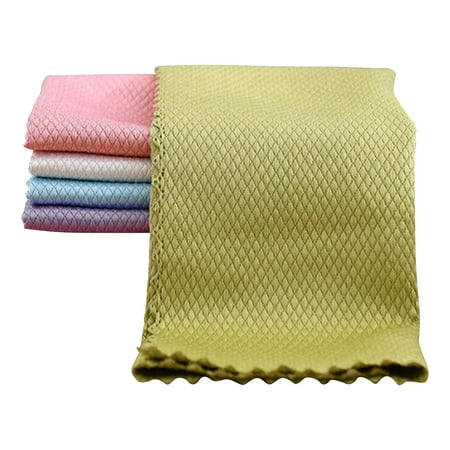 

Glass Cleaning Cloth Thickened Kitchen Cleaning Towel Thickened Absorbent Table Cleaning Cloth Scouring Pad