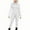 White, variant on Lenpel Bodysuits for Women Zip up Hooded Long Sleeve Solid Color Workout Jumpsuits Slim Full Length Rompers