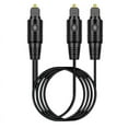 thumbnail image 1 of Cable de Fibra Óptica de Audio Digital de 1/2, Cable de Conexión de Amplificador de Potencia Digital Cuadrado A Cuadrado, Cable de Fibra Óptica de Audio, 1 of 5