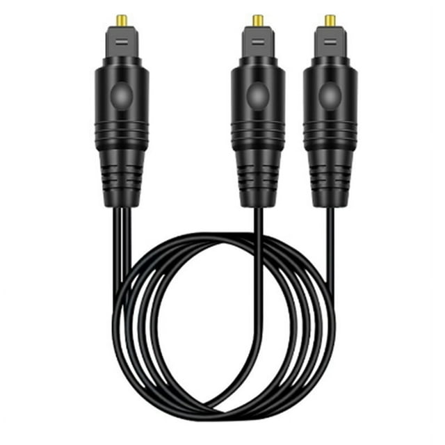 Cable de Fibra Óptica de Audio Digital de 1/2, Cable de Conexión de Amplificador de Potencia Digital Cuadrado A Cuadrado, Cable de Fibra Óptica de Audio