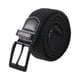 thumbnail image 5 of Qarigey Cinturón casual clásico y práctico con hebilla de aleación de zinc Cinturón trenzado Cinturón tejido Nylon y caucho negro negro 2Conjunto, 5 of 6