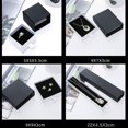 thumbnail image 5 of Custom Black White Kraft Paper Box for Packaging Earring Jewlery Box Gift Cardboard Boxes DIY Jewelry Display Storage Drawer Box 11 7cm, 5 of 6