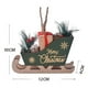 thumbnail image 3 of Decoraciones navideñas, adornos navideños, artículos navideños, adornos navideños de trineos de madera, adornos para el árbol de Navidad, colgantes de trineos, decoraciones navideñas, decoraciones fes, 3 of 4