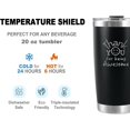 thumbnail image 2 of Thank You for Being Awesome 20oz Tumbler, Thank You Gifts, Inspirational Gifts for Employees, Coworkers, Teachers, Friends, Employee Appreciation & Administrative Day Gifts, Black, 2 of 7