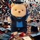 thumbnail image 1 of Student Graduation Souvenirs Toys Bachelor's And Doctoral Degrees Bear Doll As Graduation Gift For Classmates, 1 of 6