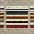 thumbnail image 1 of Ahgly Company Machine Washable Indoor Square Contemporary Brown Area Rugs, 7' Square, 1 of 7