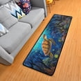 thumbnail image 5 of Turtles Corals Waterweed Runner Rug Ares Rug Non-Slip Laundry Rug 72×24 inch Soft Washable for Bedroom Bathroom Kitchen Living Room, 5 of 6