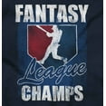 thumbnail image 2 of Fantasy League Champs Sport Ball Game Womens Slim Fit Graphic Tee Brisco Brands X, 2 of 5